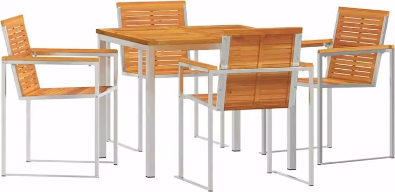 Set da Pranzo per Giardino 5 pcs