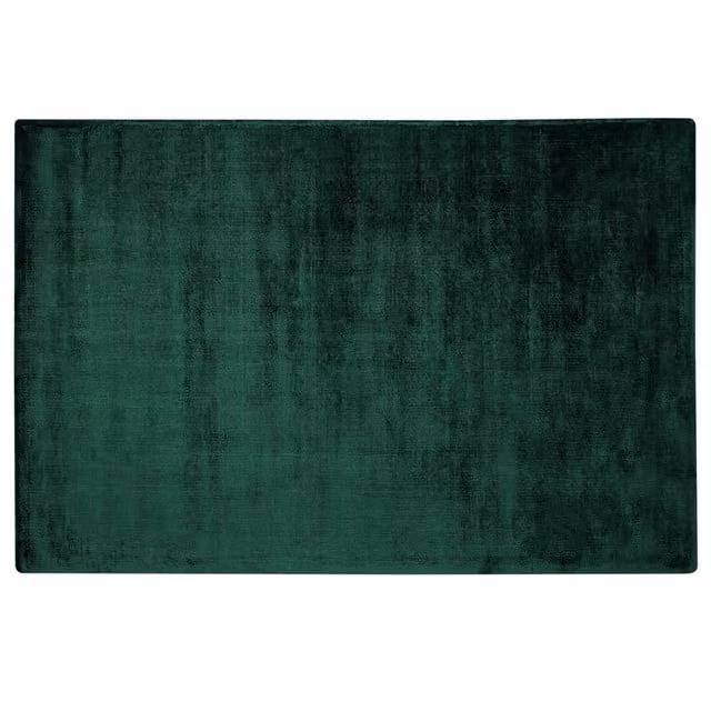Tappeto Beliani Verde in Viscosa, Stile Moderno, Hand Tufted, L: 160 cm x P: 230 cm