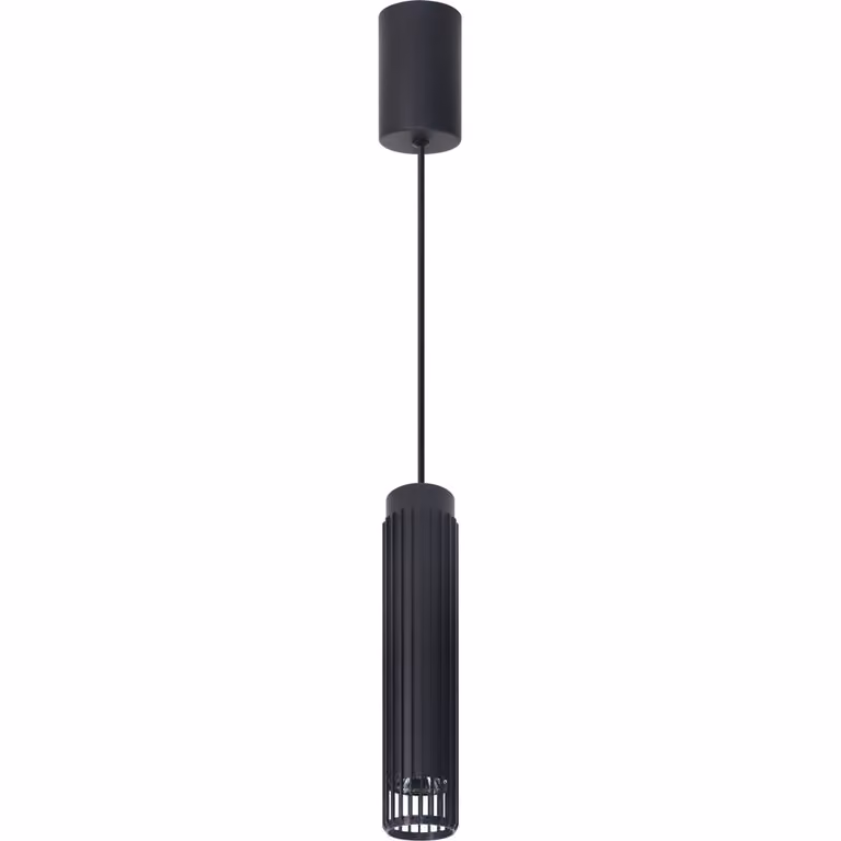 Lampada tubolare a sospensione nera Verticale 1xGU10 8W Milagro