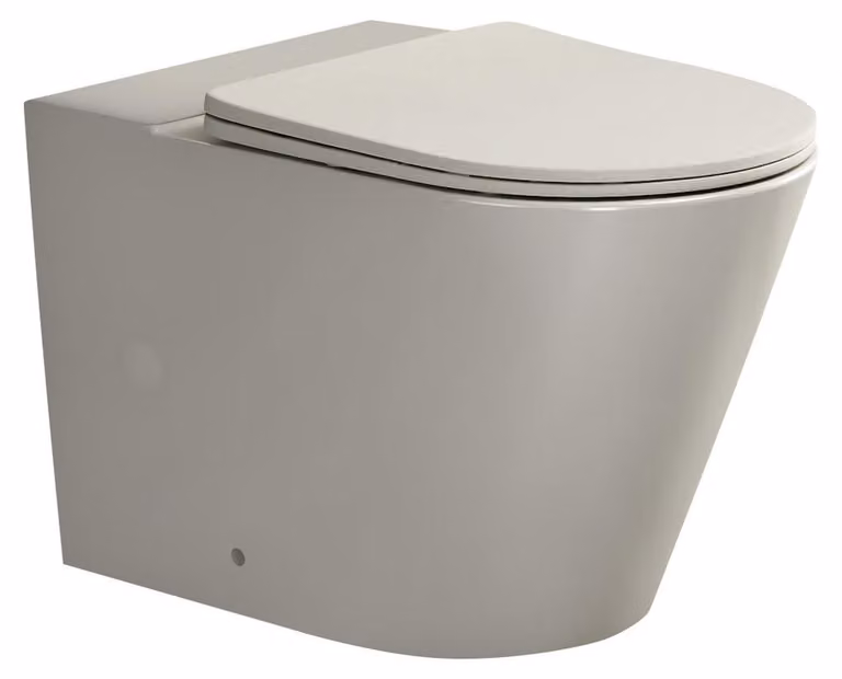 Vasca WC Sapho PACO, senza bordo, 61x38 cm, scarico verticale/orizzontale, color avorio