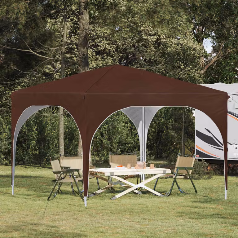 Tenda per feste pop-up vidaXL Marrone L/P/H: 290 x 290 x 245 cm