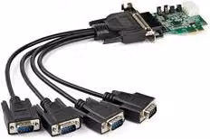 Scheda di espansione RS232 PCIe Startech.Com PEX4S953LP Nera