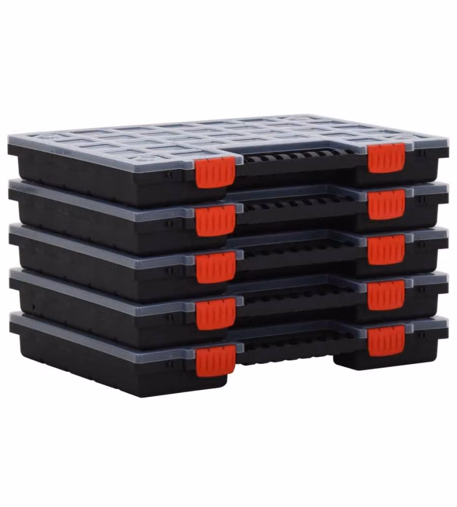 Scatole di Assortimento 5 pz 40x30x5 cm in Polipropilene