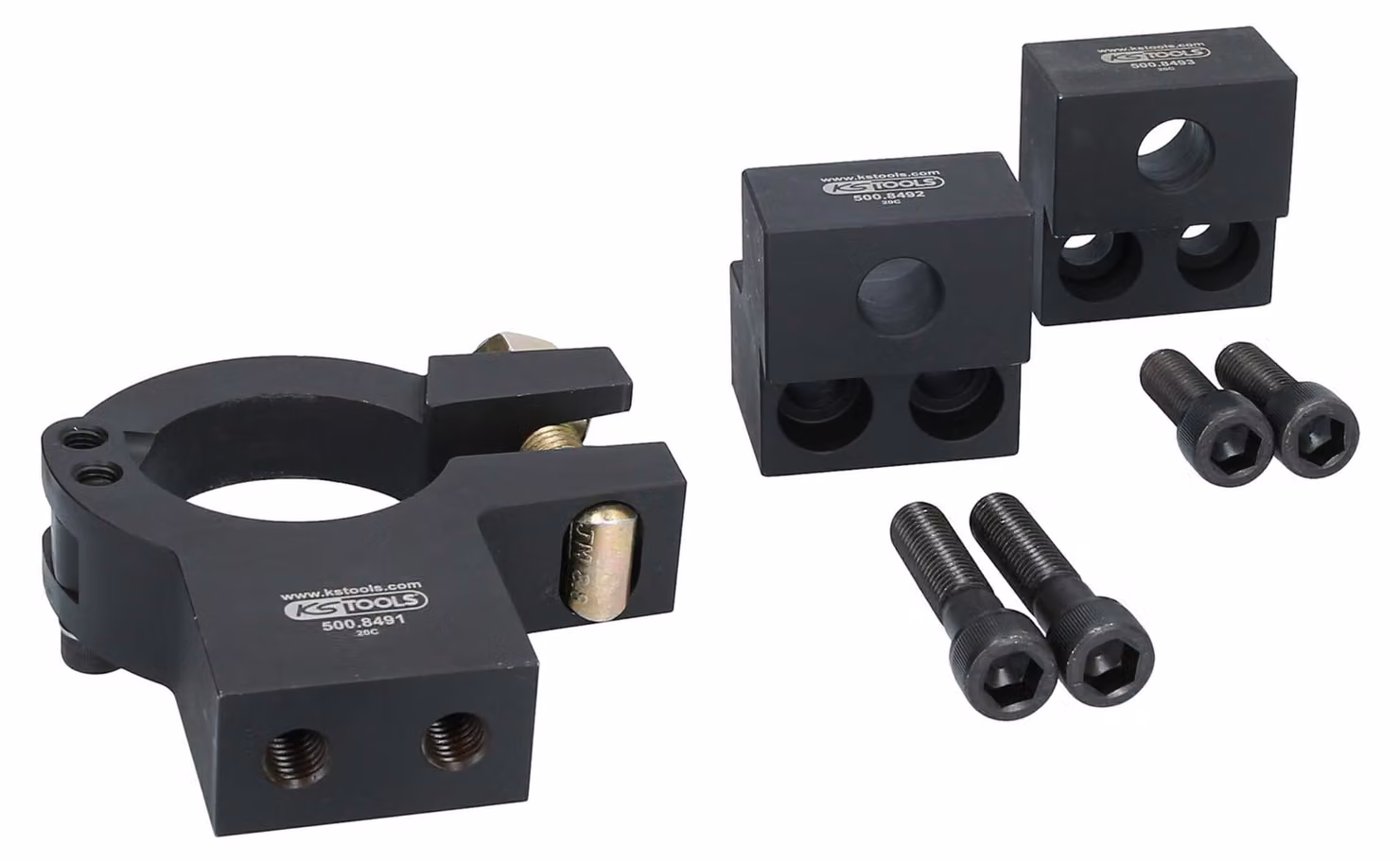KS TOOLS Set di supporti universali per puntoni, 7 pezzi ( 500.8490 )