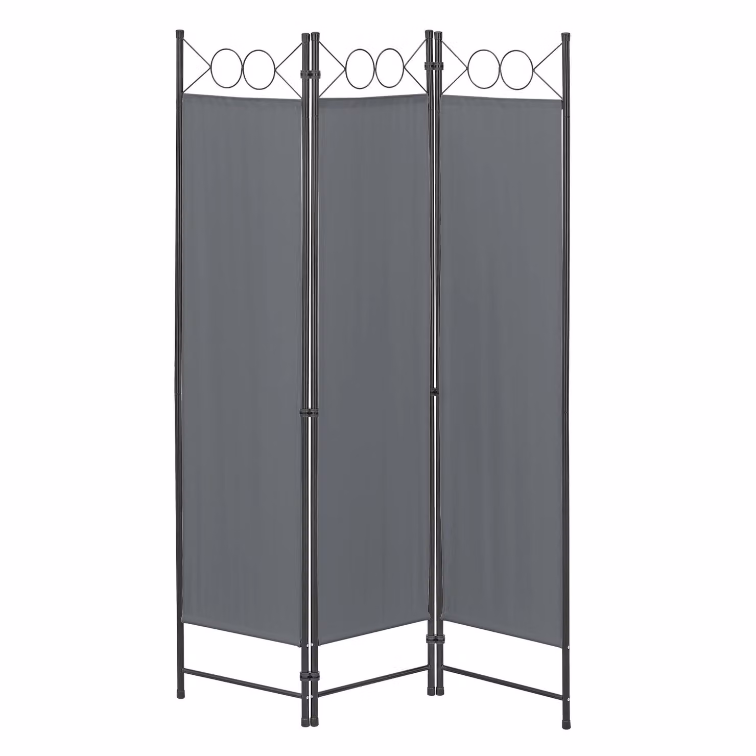 In And OutdoorMatch ombrellone da giardino Dolores - parete divisoria - 171 x 120 cm - grigio scuro - acciaio e poliestere - idrorepellente - design discreto