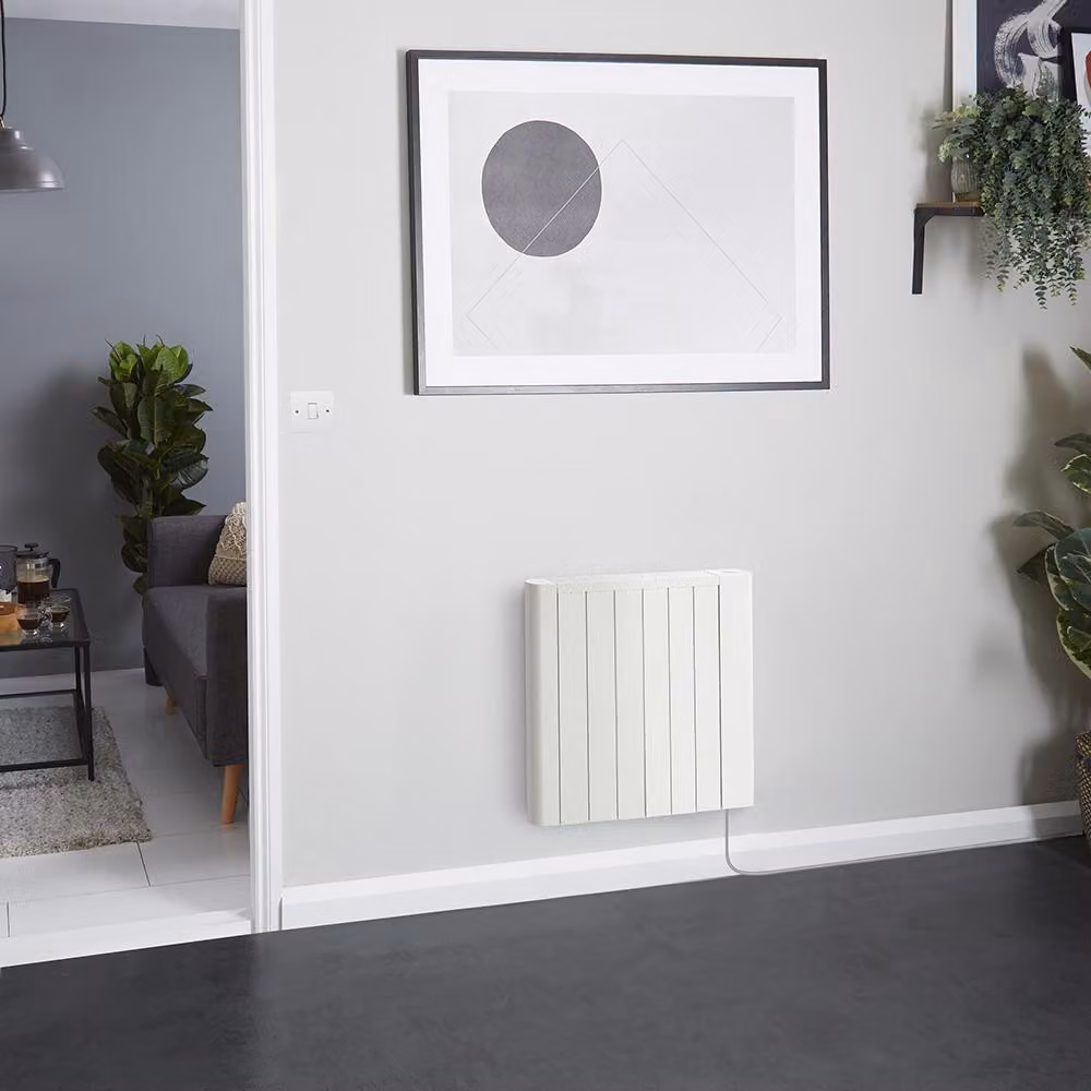 Radiatore Elettrico Secco Bianco 1200W 533x733mm - Con presa - Virtus