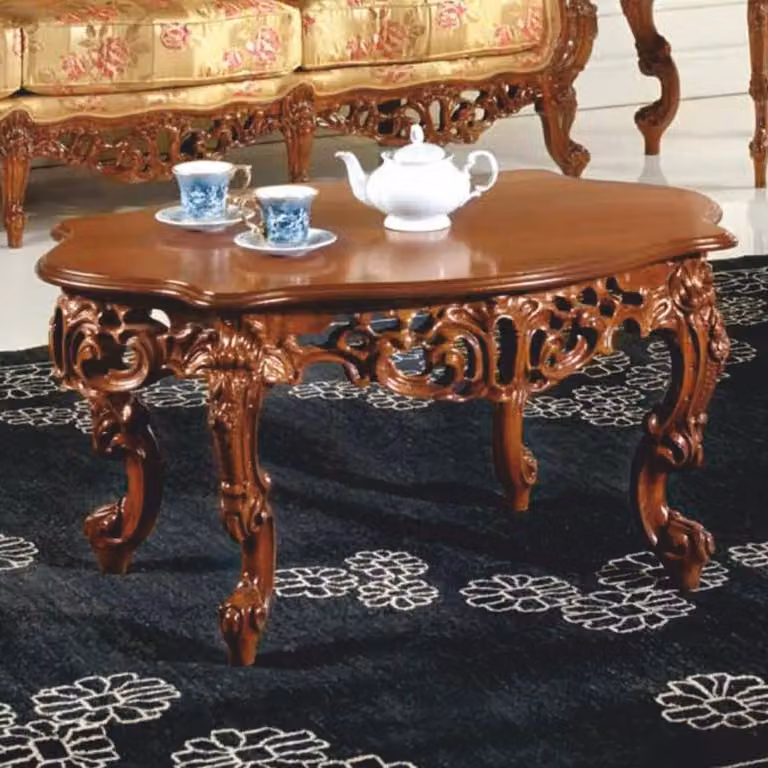 Casa Padrino Luxury Baroque Coffee Table Brown 103 cm - Mobili barocchi - Italy