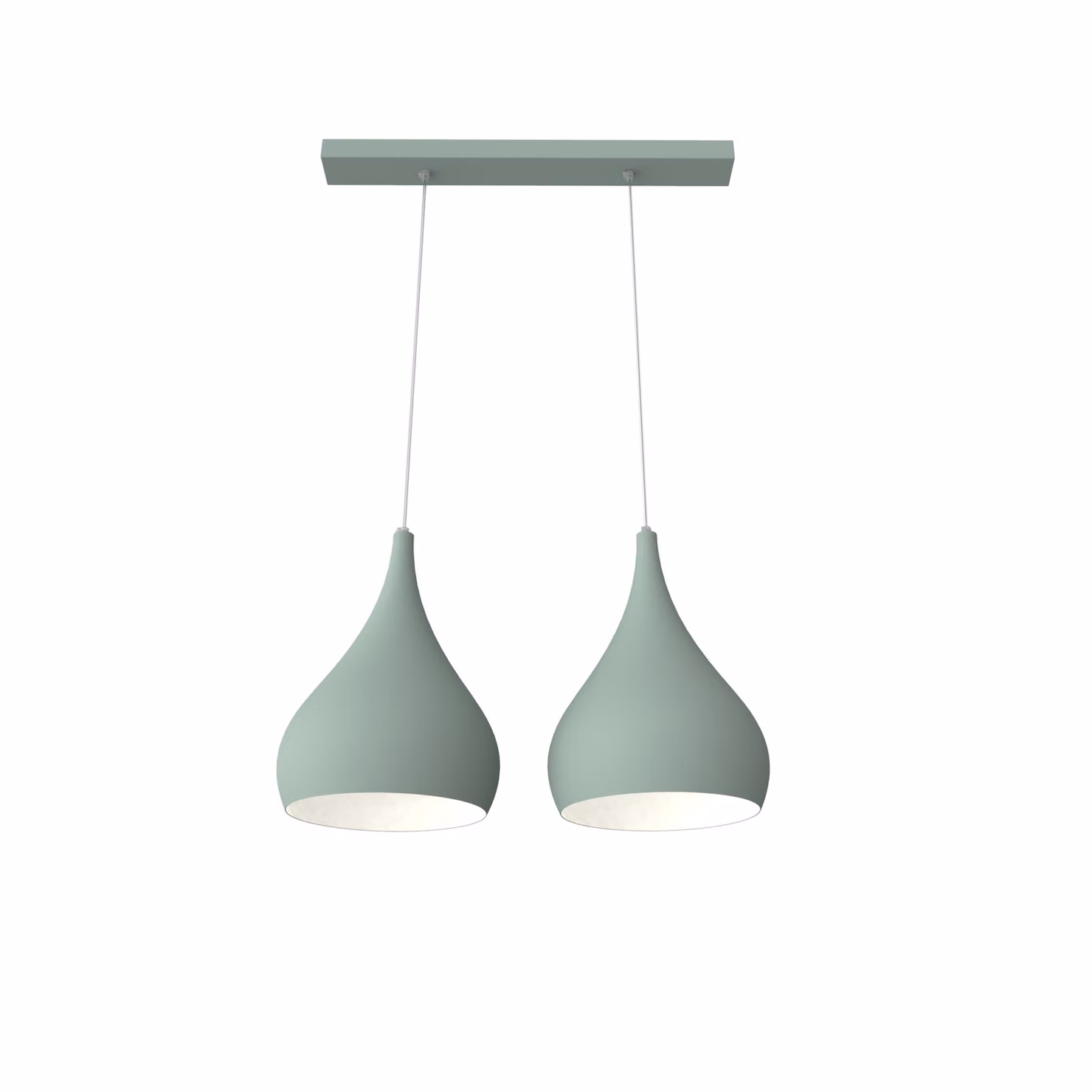 Lampada A Sospensione Calice Linear X2 Bicolore Opaca