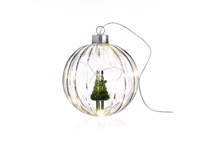 Wooden Tales Lampada Palla Albero di Natale