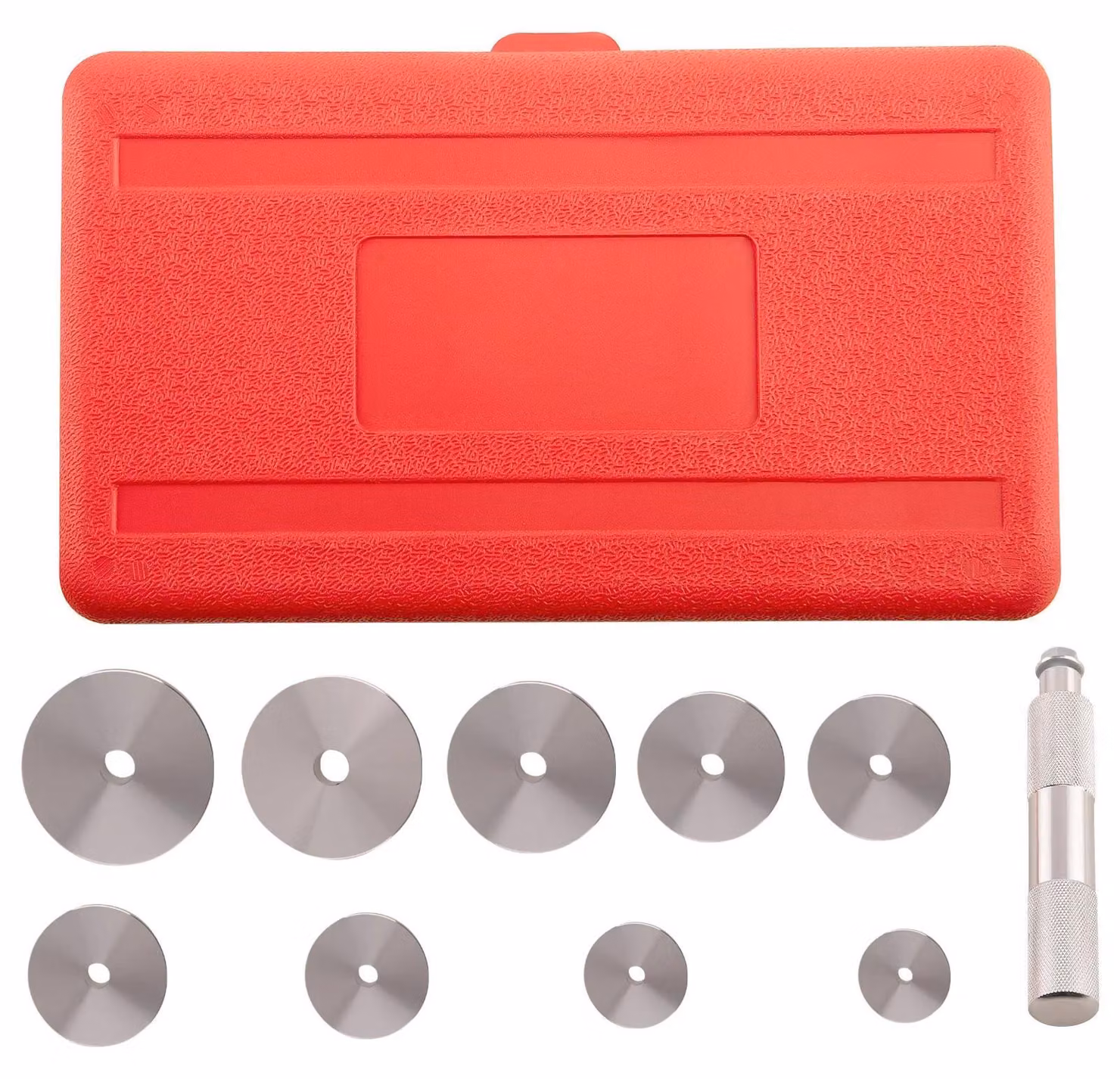 Set di strumenti per la sostituzione dei cuscinetti delle ruote - Kit di montaggio per cuscinetti e guarnizioni - Set di punzoni di spinta da 2 a 81 mm - Adatto per mozzi ruota di automobili - Universale