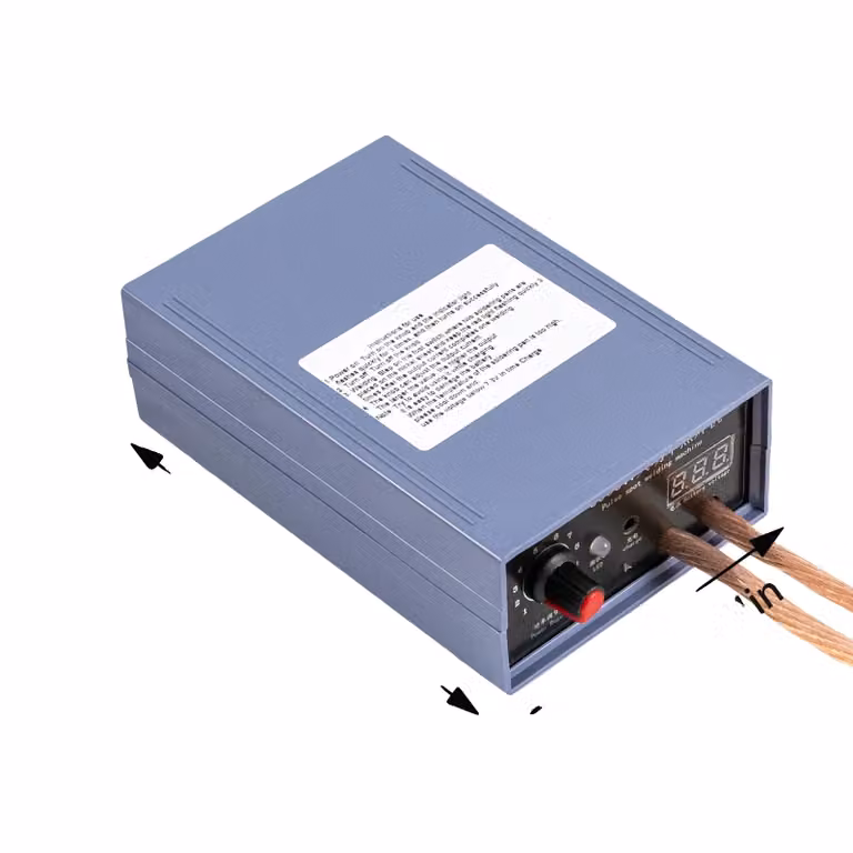 Saldatrice a punti da 5000W, con corrente regolabile, monitoraggio in tempo reale della tensione, colore grigio, 220V