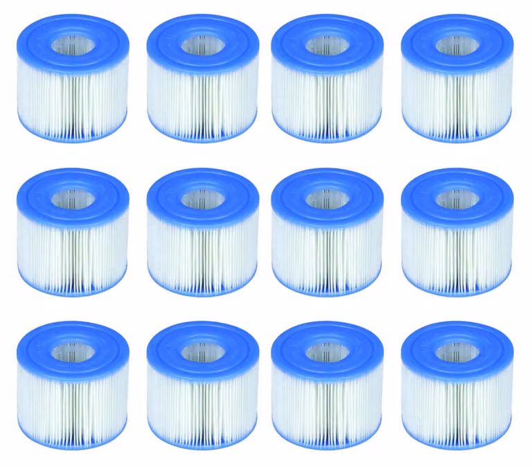 Intex 29001E B00PUZW3N2 PureSpa, set piscina gonfiabile modello S1, cartucce filtranti (12 filtri) | confezione da 2, colore blu