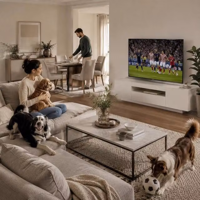 TV Cabinet With LED Lights White 160x35x40 Cm