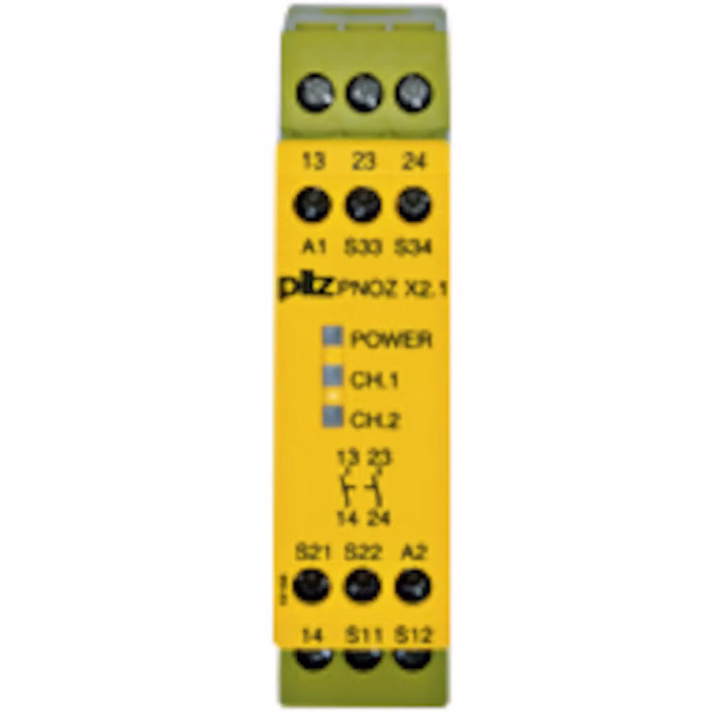 PILZ Dispositivo di commutazione per l'ARRESTO DI EMERGENZA 24V/AC Dispositivo base 24V/DC