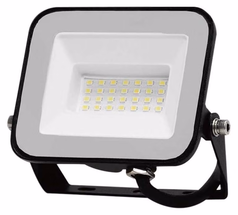 Faretto LED da esterno, 20 W, 1620 lumen, grado di protezione IP65, colore nero, luce bianca fredda