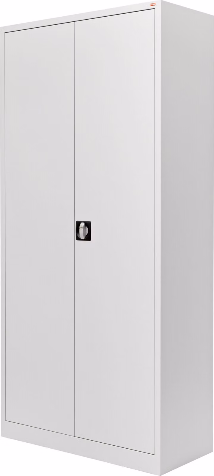 STIER Armadio universale con 4 ripiani, 1950 x 920 x 420 mm, grigio chiaro, struttura saldata, armadio multiuso con chiusura a catenaccio, armadio versatile per lo stoccaggio