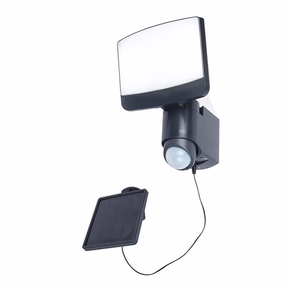Lampada da parete per esterni SUNSHINE - SENSORE DI MOVIMENTO SOLARE antracite Lutec 6925601345