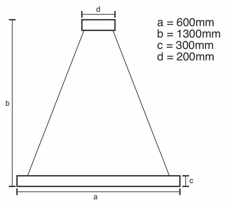 Lampada a LED in cristallo con telecomando, 130W - J6304/C