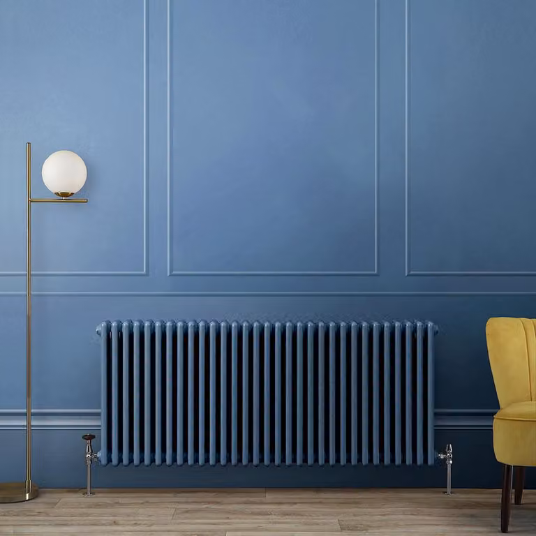 Radiatore Orizzontale a Colonne (3 Colonne) 500mm x 1415mm - Blu (Deep Sea Blu) - Regent