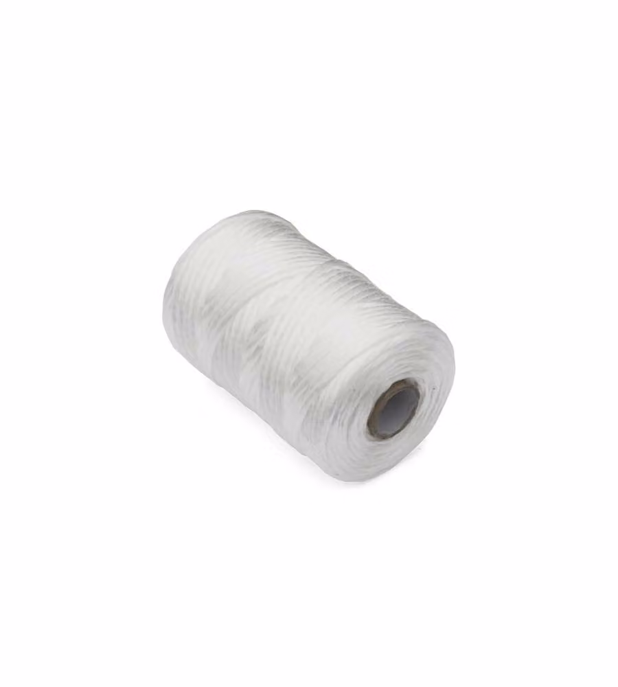 Spago in rafia sintetica Diam. 1,9 mm. bianco 95 mt.