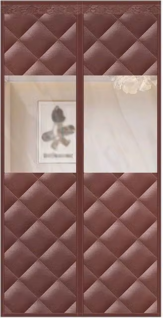 Porta di servizio termo-isolante magnetica per inverno - Calda, impermeabile e isolante acustico