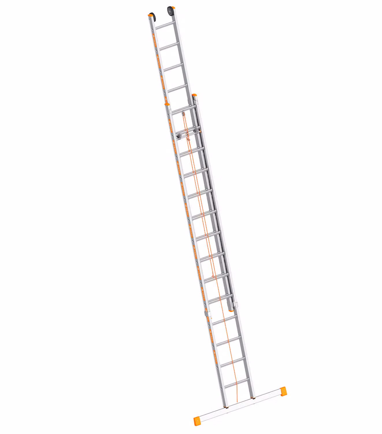 Layher Topic 1037 Scala a fune con traversa, 2x14 pioli