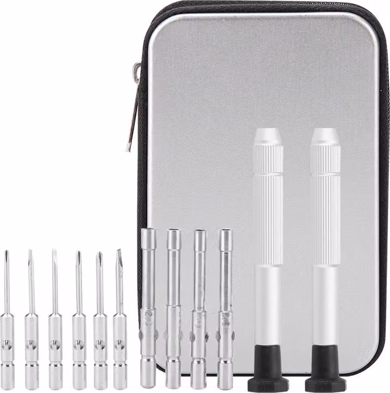 Set di strumenti professionali per occhiali, orologi, telefoni, set per riparazioni con cacciavite di precisione