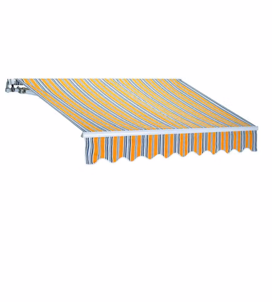 Tenda da Sole in Poliestere Riga Gialla Barra Quadra - 2x2,5m