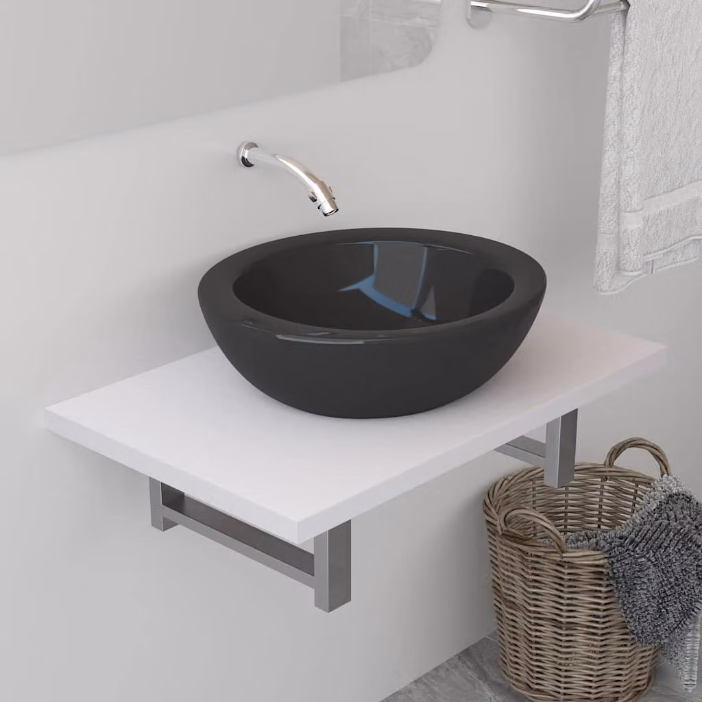 Mobile da bagno sospeso vidaXL Bianco L: 60 cm, P: 40 cm, H: 16,3 cm
