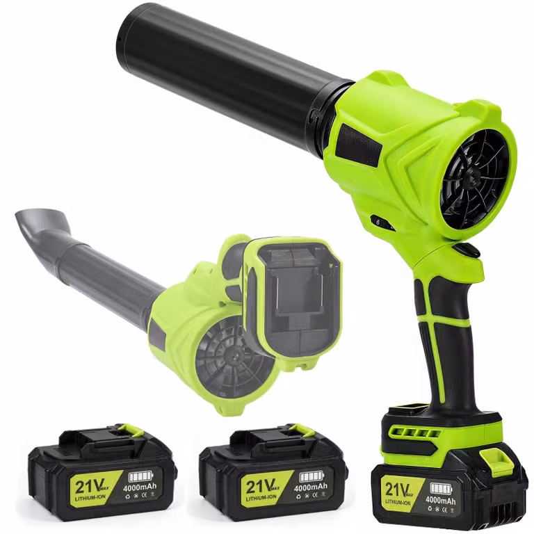 Tagliabordi a batteria Accu 2x 4,0 Ah - 21 V - Verde chiaro - Attrezzo da giardino senza fili