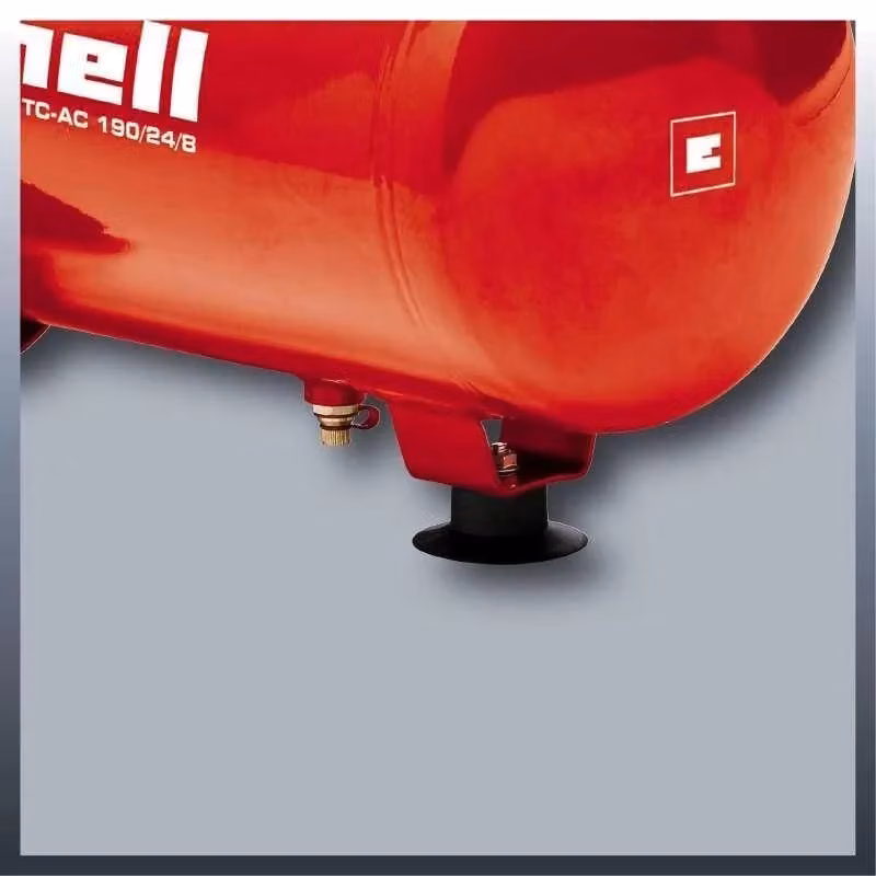 Einhell TC-AC 190-24-8 Compressore ad aria 1500 W 8 bar 24 L Nero Rosso – 2