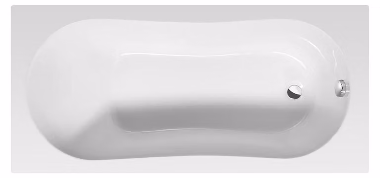 Vasca JIZERA 150x70x39cm senza piedini, bianco
