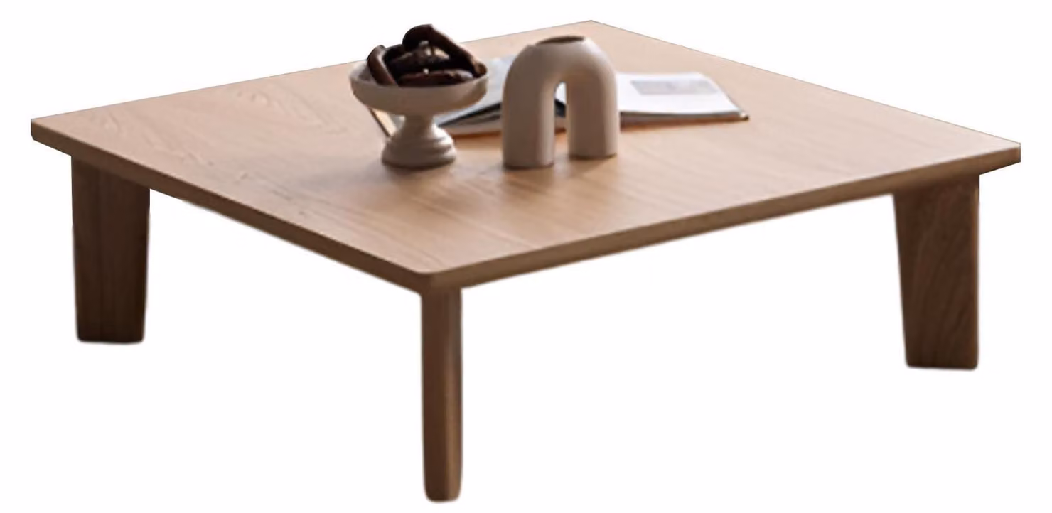 Moderner Couchtisch aus Holz im minimalistischen und eleganten Design