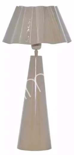 Lampada da tavolo GINA, diametro 30 cm, altezza 57 cm, colore kaki