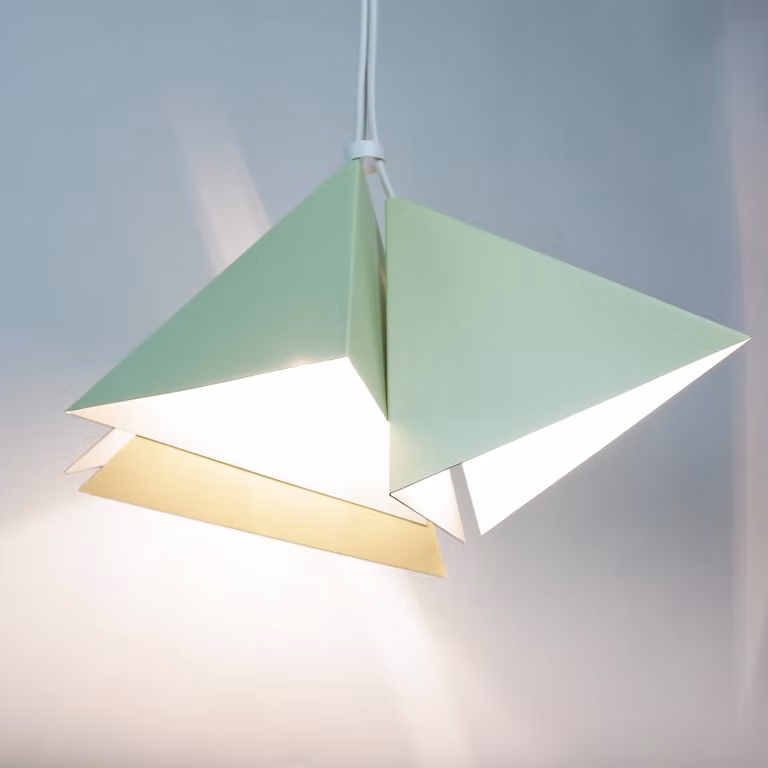 Lampada a sospensione moderna "Set Color" Lampada a sospensione a 3 luci in metallo verde Soggiorno Sala da pranzo Tavolo da pranzo