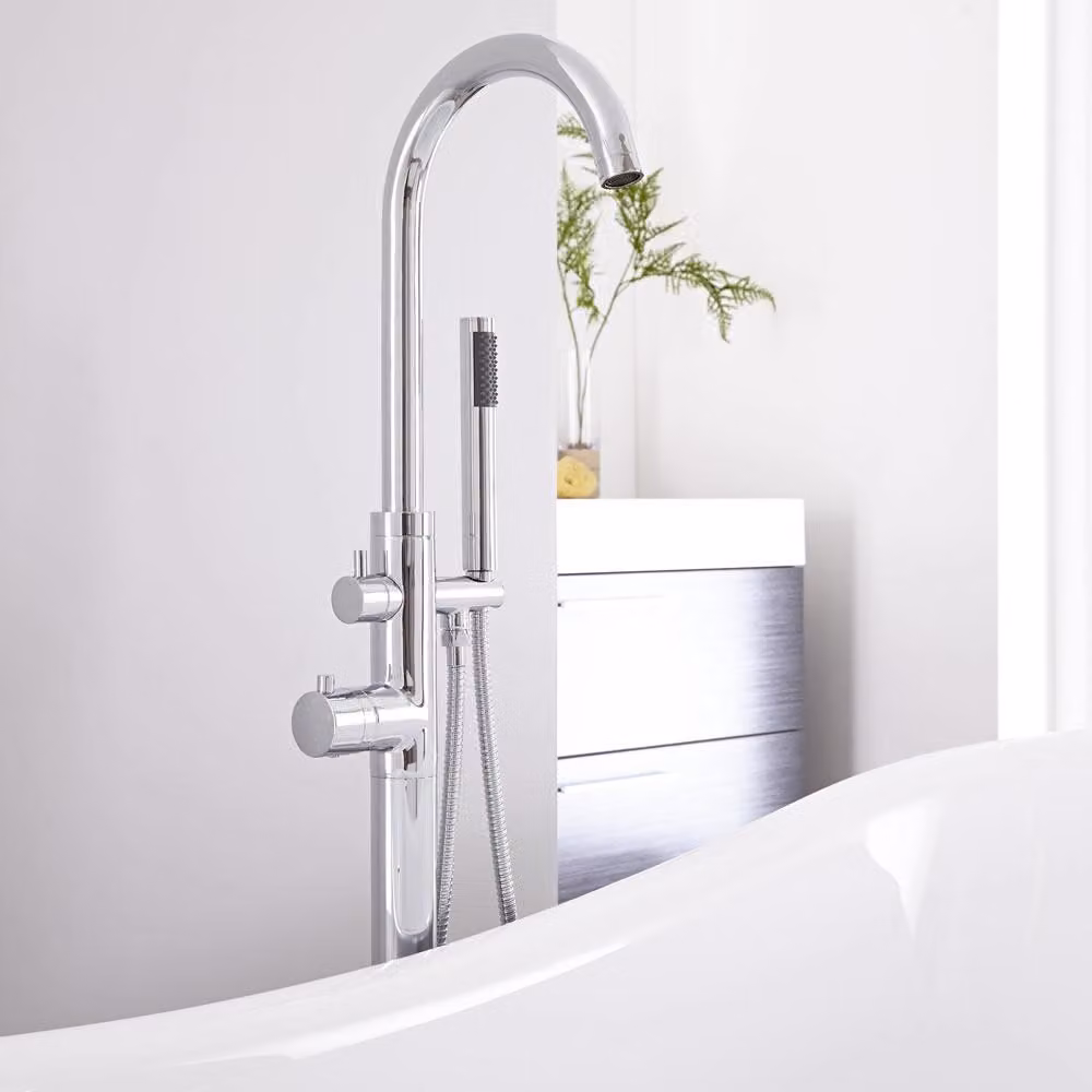 Gruppo Vasca Freestanding Cromato Mirage Hudson Reed