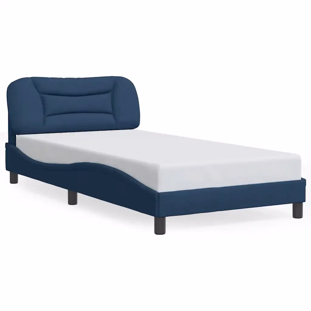 Giroletto senza materasso Hvar blu vidaXL in tessuto con struttura in legno e metallo L/P/H: 200 x 100 x 74,5 cm – 2