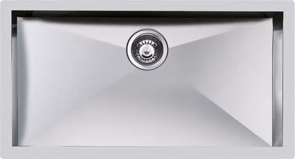 Foster Quadra.1V.80x40.FT Lavello ad incasso Rettangolare Acciaio inox