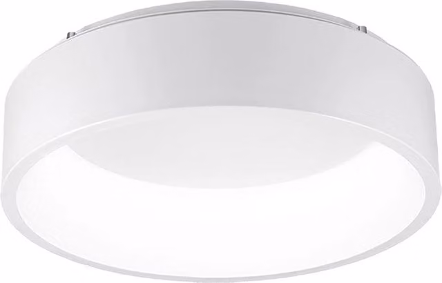 CHOPIN - Plafoniera Tonda a LED 36W, 3000K, Luce Calda, Struttura in Metallo Bianco, Diffusore in Metacrilato, IP20 - Rossini Group