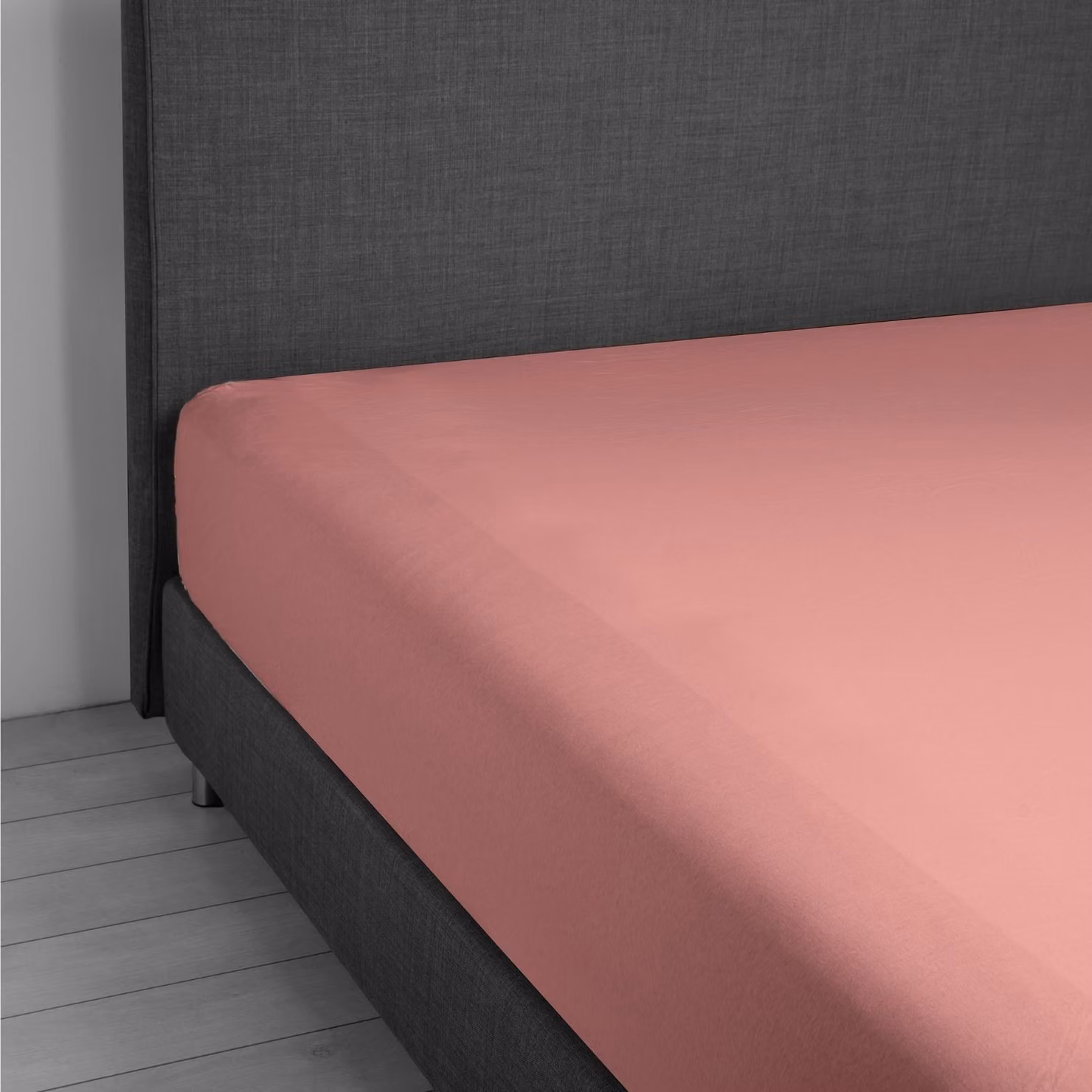 Lenzuolo con angoli elastici in jersey DaunenStep Vivacolor multicolore e rosa – 3