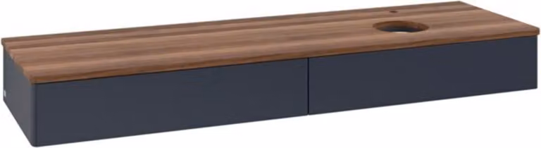 V&B Mobiletto senza struttura frontale - illuminazione Antao 160x50cm, HL, WBP w. wal, md bl. m Lac