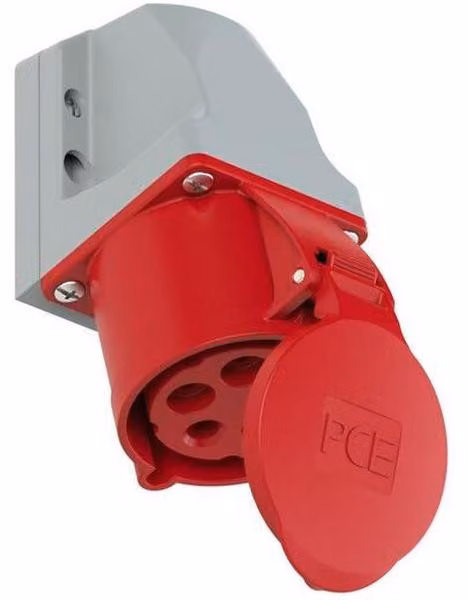 Presa a muro PCE Turbo Twist 32A 5p 6h IP44