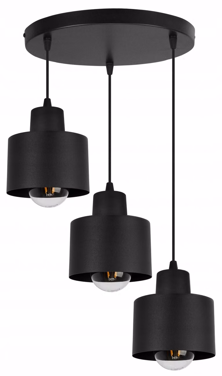 Moderna Lampada A Sospensione Lampada A Led Nera