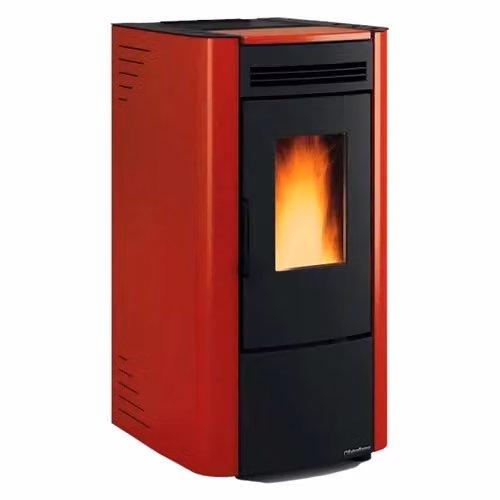 Stufa a pellet Extraflame Ketty 5.0 colore bordeaux in metallo – 2