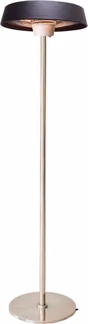 Stufa Elettrica ad infrarossi da Esterno 50x50x200 cm a Piantana 2000W Venus Nero