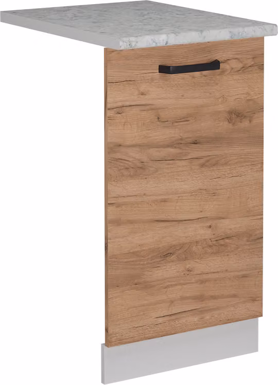 Pannello frontale della lavastoviglie Vicco R-Line Rovere dorato 45 cm , PL Marmo, Model 55063