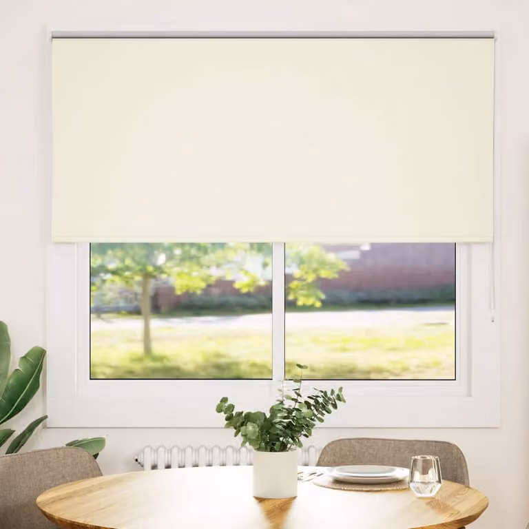 vidaXL Tenda a Rullo Oscurante 145x150 cm Larghezza Tessuto 141,6 cm