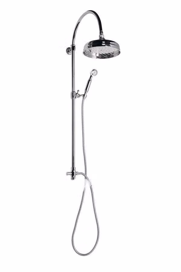 ANTEA colonna doccia senza rubinetto, con soffione e doccetta, 963-1288 mm, cromo