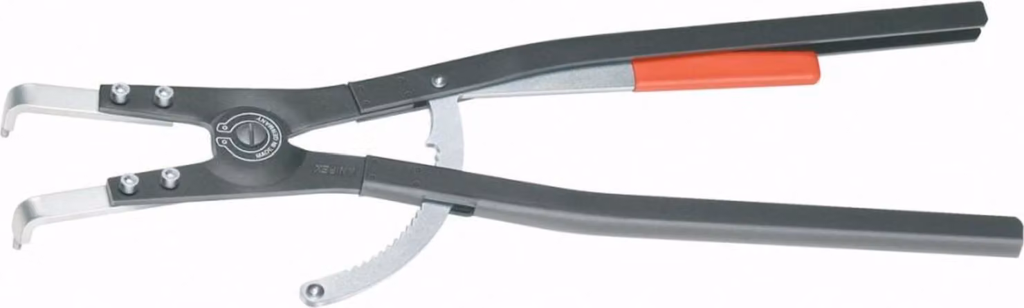 Pinza per anelli di sicurezza piegata A51 con molla, Knipex | 4003773025023