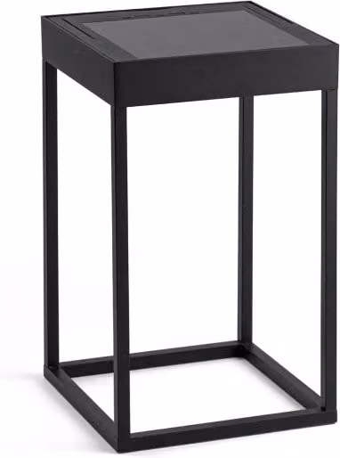 Lampada Portatile Solare KASP Barcelona con LED, Colore Nero, Ideale per Esterni e Giardino, Grado di Protezione IP65